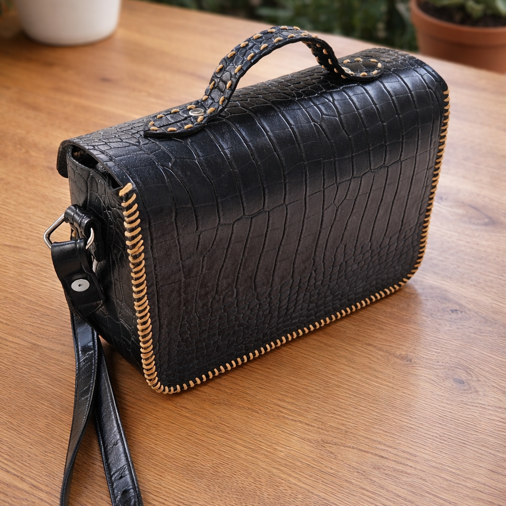Obsidian Opulence Satchel